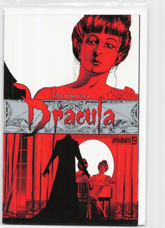 The Complete Dracula #2 (Dynamite Entertainment, 2009), raw, ungraded comic book — front cover