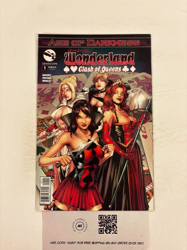 Wonderland Clash of Queens #1 (Zenescope Entertainment), raw comic book in NM condition — front cover