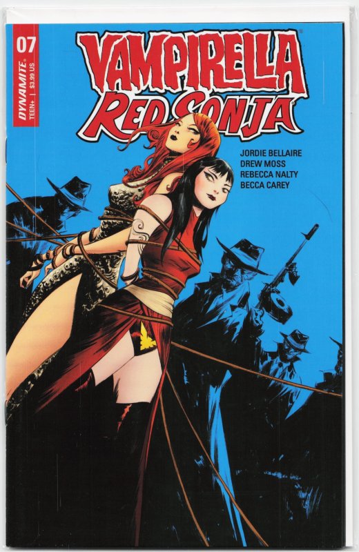 Vampirella/Red Sonja #7 (2020), raw, ungraded comic book — front cover