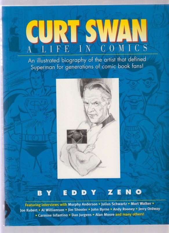 Curt Swan a Life in Comics by Eddy Zeno - Trade Paperback (7.5/8.0) 2002 (2002), raw comic book in 7.5 condition — front cover