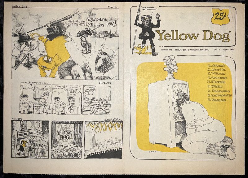 Yellow Dog #6, raw comic book in 8.5 condition — front cover