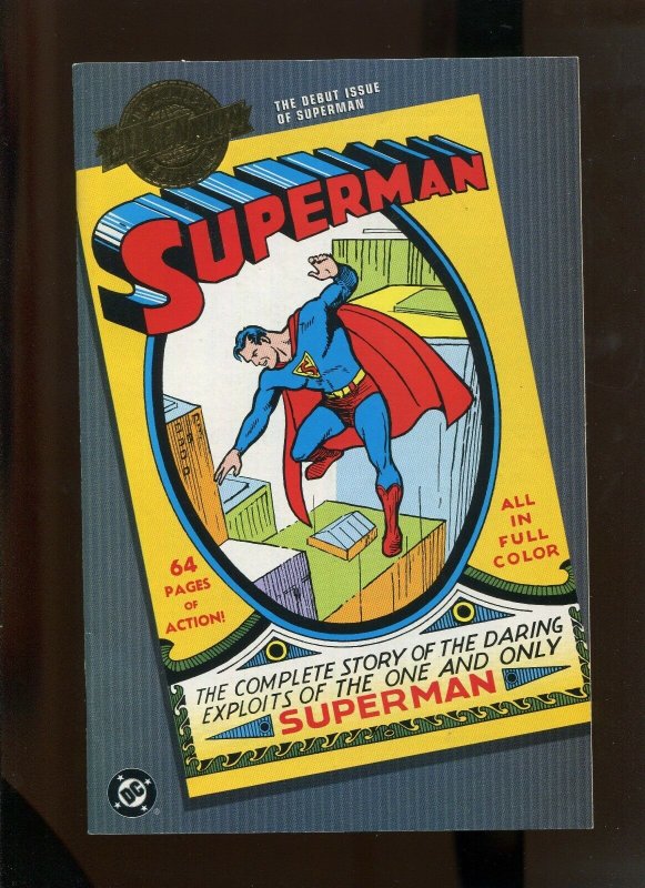 DC Millennium Editions Superman #1 (DC Comics), raw comic book in 8.0 condition — front cover