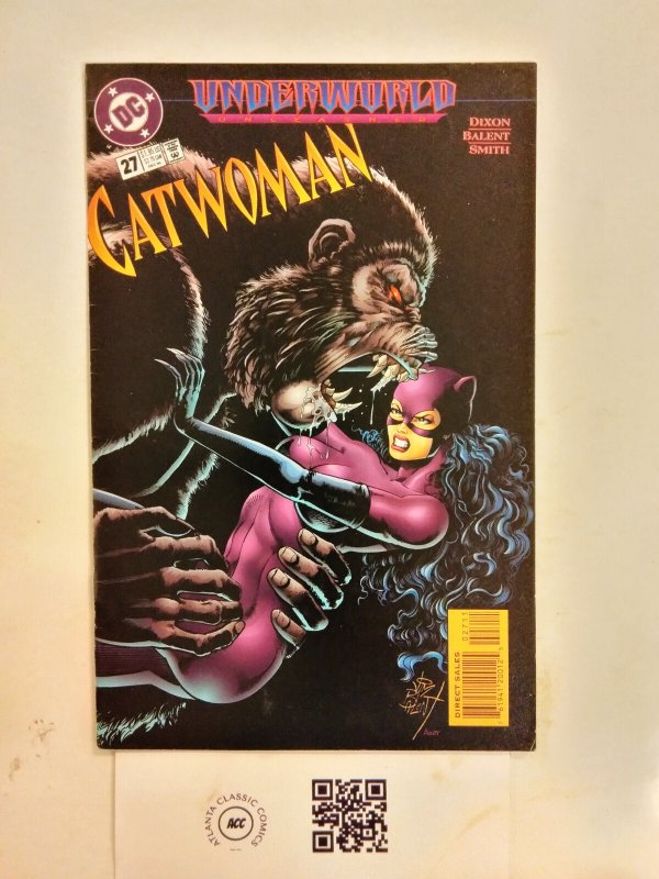 Catwoman #27 (DC Comics, 1996), raw comic book in NM condition — front cover