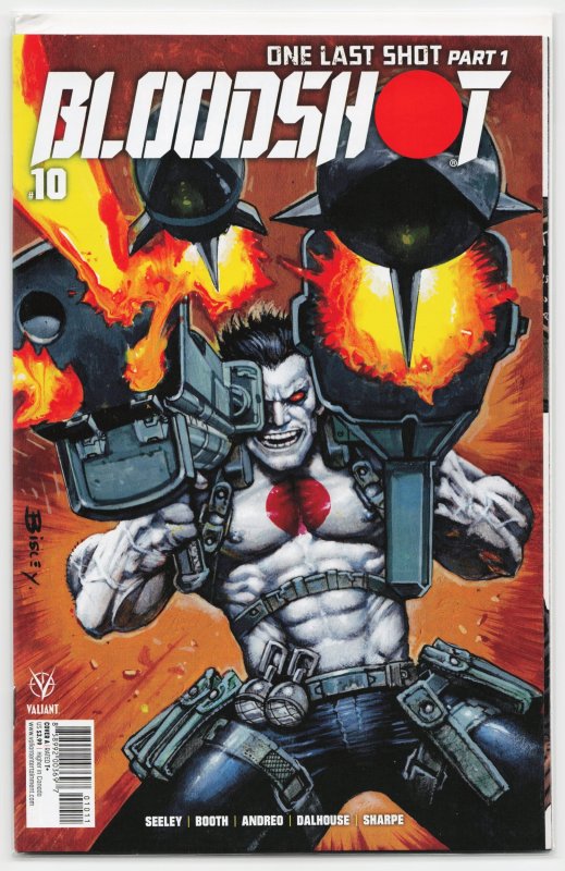 Bloodshot #10 (Valiant Comics, 2021), raw, ungraded comic book — front cover