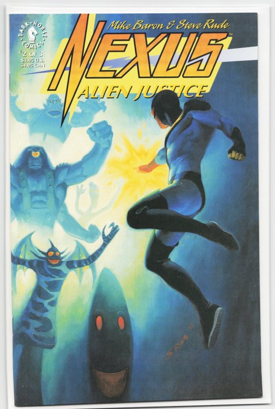 Nexus Alien Justice #2 (Dark Horse Comics, 1993), raw, ungraded comic book — front cover