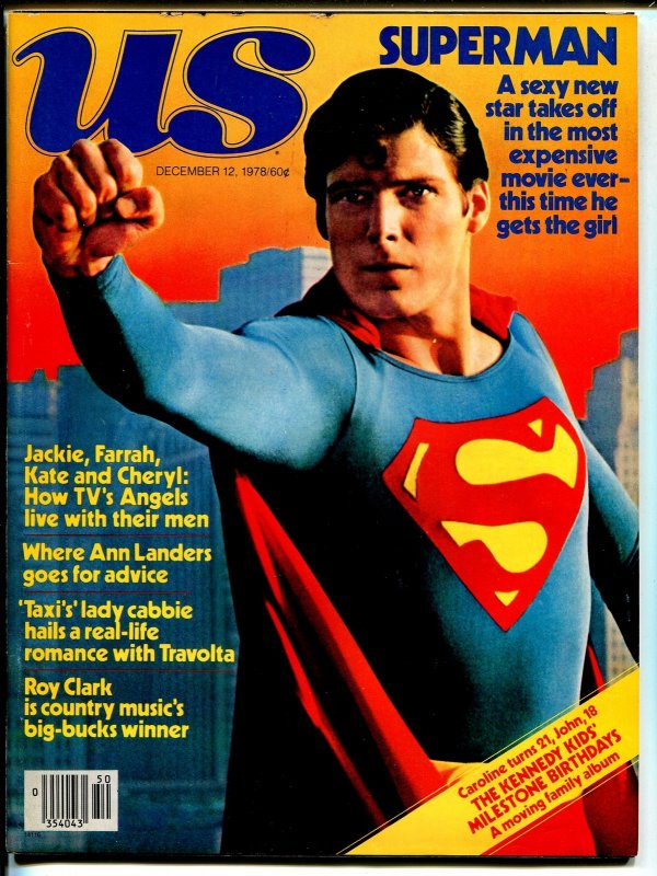 MAG: US 12/12/1978-Superman-Christopher Reeve-Charlies Angels-Capt Stickey-VF, raw comic book in VF condition — front cover