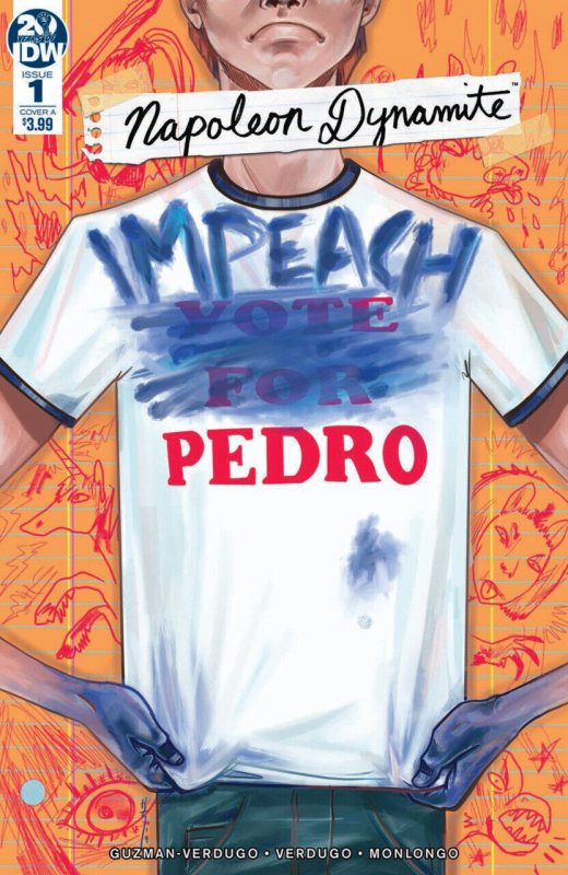 Napoleon Dynamite #1 (IDW Publishing, 2019), raw comic book in VF/NM condition — front cover
