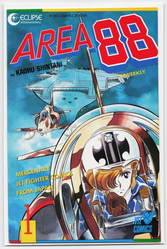 Area 88 #1 (1987), raw, ungraded comic book — front cover