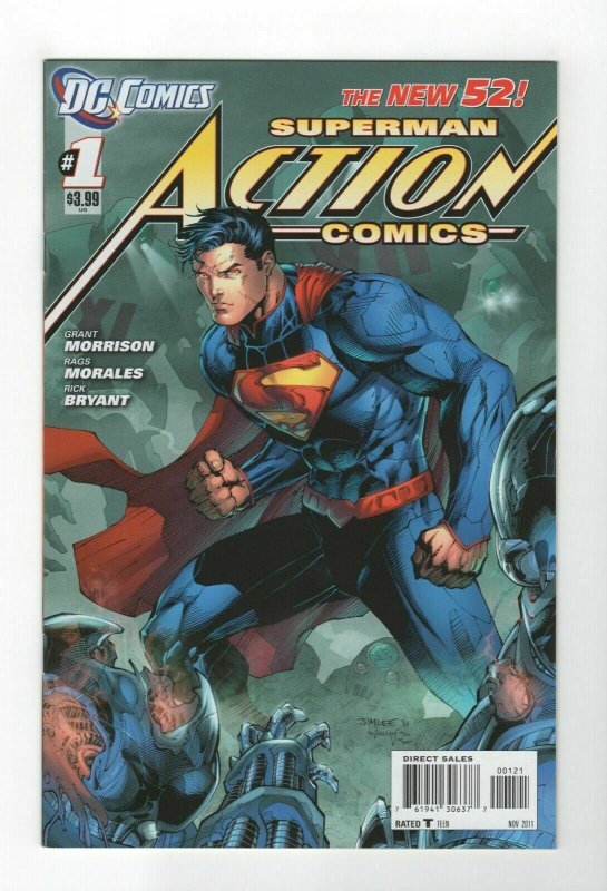Superman Action Comics #1,#2 & #3 (sketch) DC NEW 52 SET OF Three Covers : (DC Comics), raw, ungraded comic book — front cover