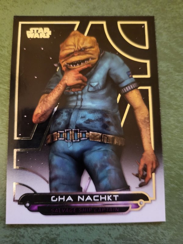 2018 Star Wars Galactic Files #ACW-38 Aurra Sing (2018), raw, ungraded comic book — front cover