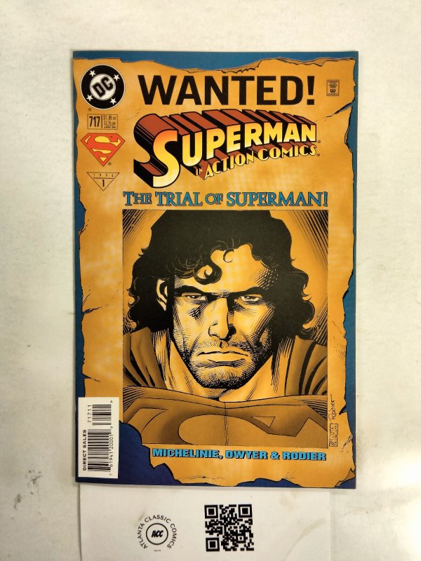 Action Comics #717 (DC Comics), raw comic book in NM condition — front cover