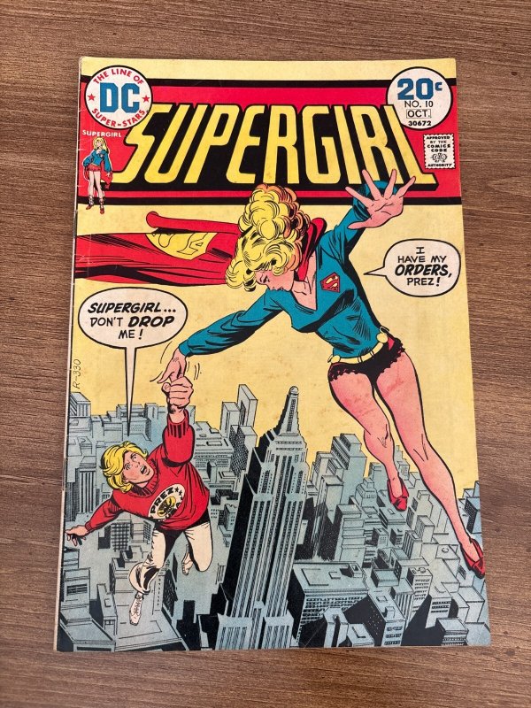 Supergirl #10 (DC Comics), raw comic book in FN condition — front cover