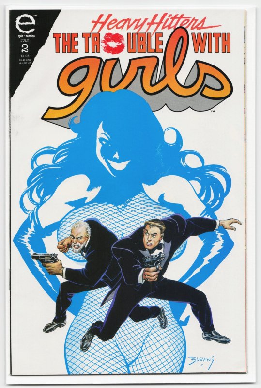The Trouble with Girls: Night of the Lizard #2 (DC Comics, 1993), raw, ungraded comic book — front cover