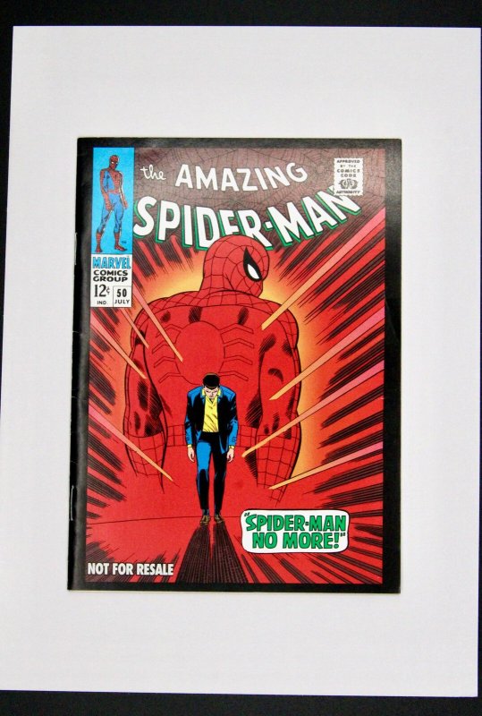 The Amazing Spider-Man #50 (Marvel Comics, 2004), raw comic book in VF condition — front cover