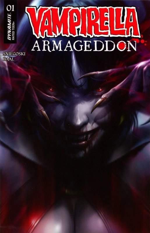 Vampirella Armageddon #1 (Dynamite Entertainment, 2025), raw comic book in NM condition — front cover