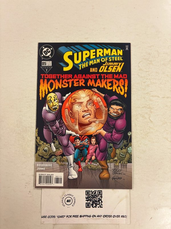 Superman the Man of Steel #85 (DC Comics), raw comic book in NM condition — front cover