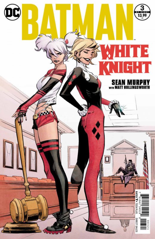Batman: White Knight #3 (DC Comics, 2017), raw comic book in VF/NM condition — front cover