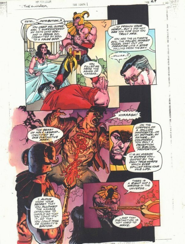 Kingdom #1, raw, ungraded comic book — front cover