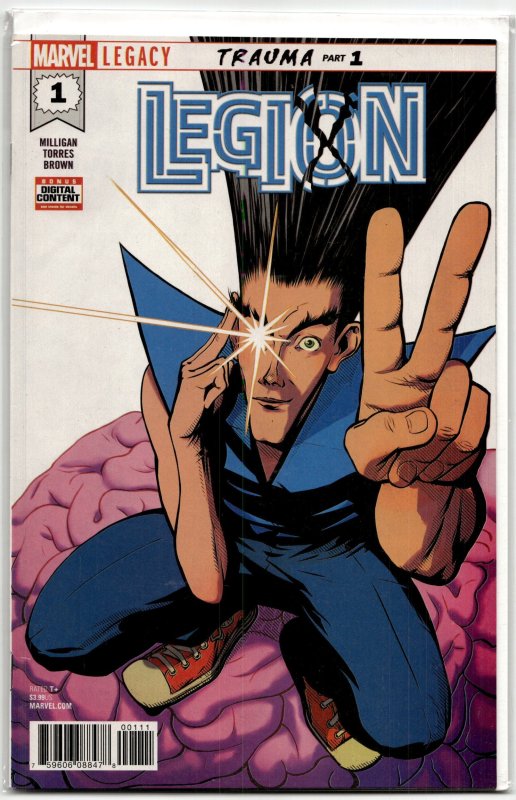 Legion #1 (DC Comics, 2018), raw, ungraded comic book — front cover