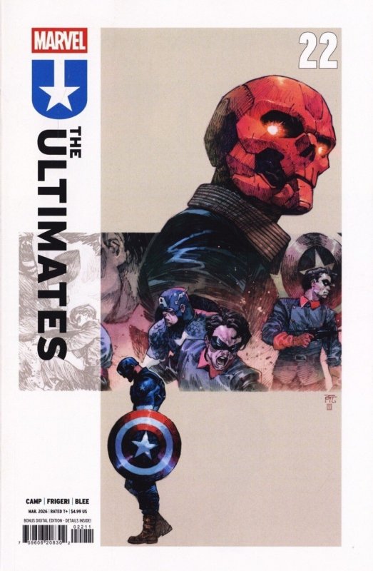 The Ultimates #22 (Marvel Comics, 2026), raw, ungraded comic book — front cover