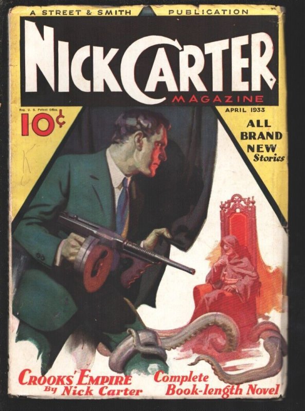 Pulp: Nick Carter #2, raw, ungraded comic book — front cover