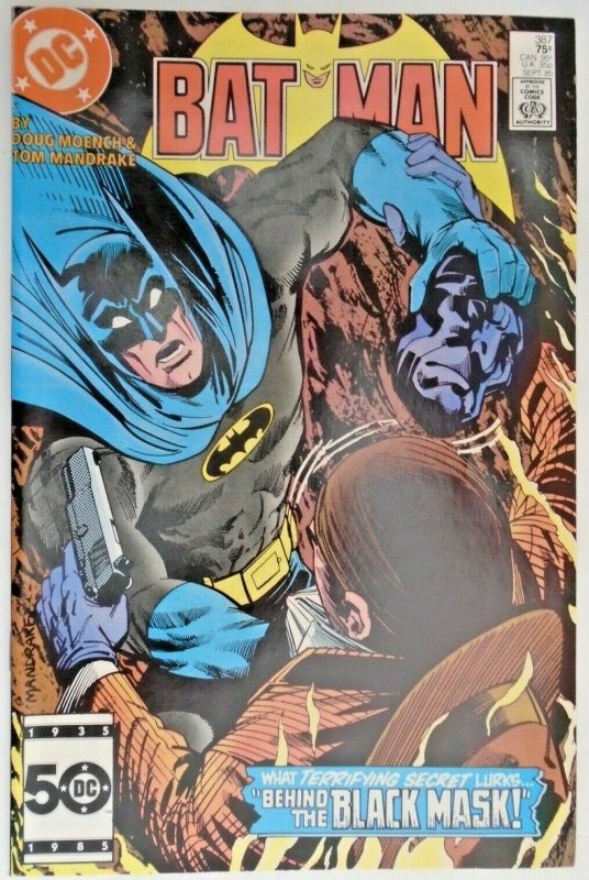 *Batman #387-393 (7 Books), raw, ungraded comic book — front cover