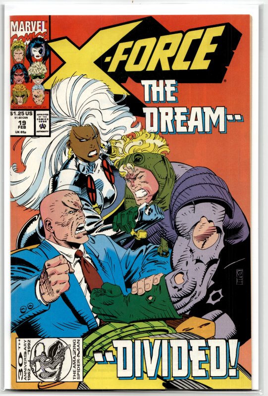 X-Force #19 (Marvel Comics, 1993), raw, ungraded comic book — front cover