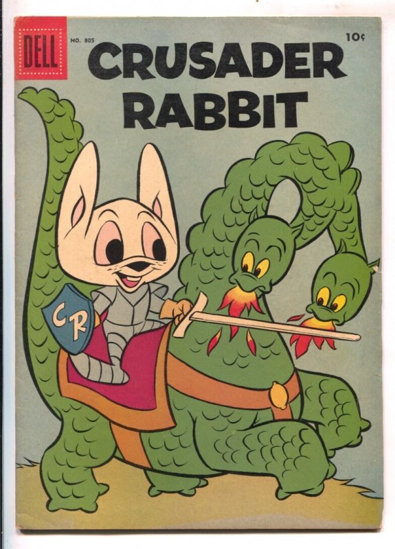 Four Color #805 (Dell Comics, 1957), raw comic book in VG+ condition — front cover