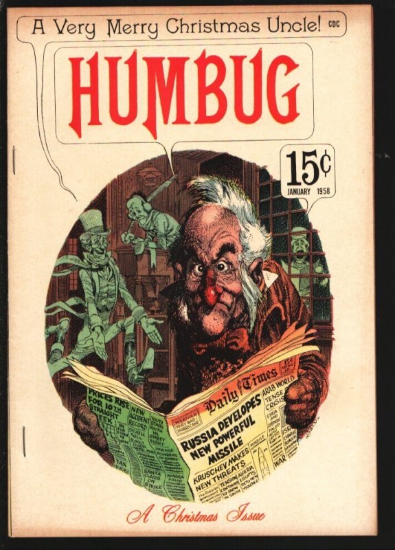 Humbug #6 (Harvey Comics, 1958), raw, ungraded comic book — front cover