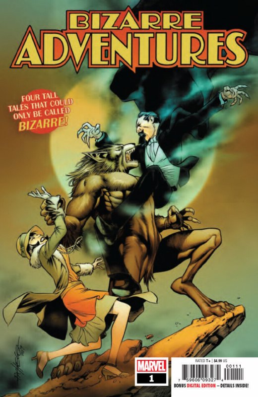 Bizarre Adventures #1 (2019), raw comic book in VF/NM condition — front cover