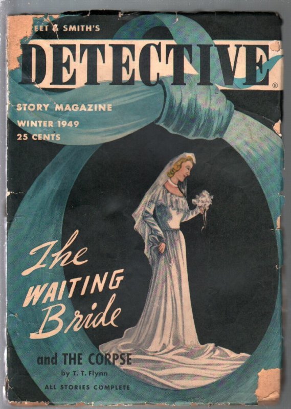 Pulp: Detective-Winter 1949-pulp Format NOT Digest-bride Cover-very Rare-G (1949), raw, ungraded comic book — front cover