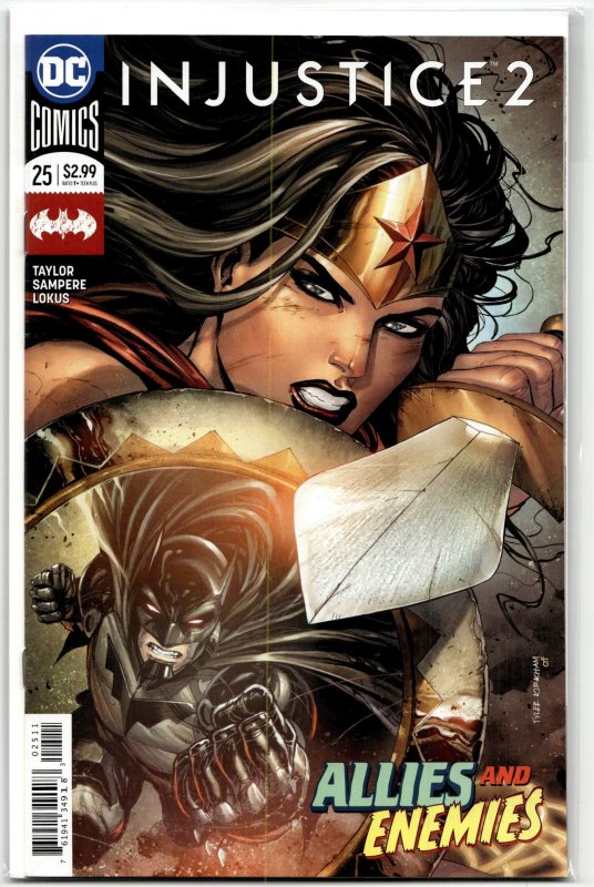 Injustice 2 #25 (2018), raw, ungraded comic book — front cover