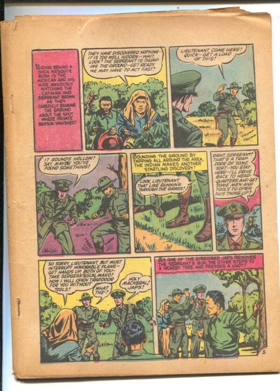 Cat-Man Vol.3 #2 (1942), raw, ungraded comic book — front cover