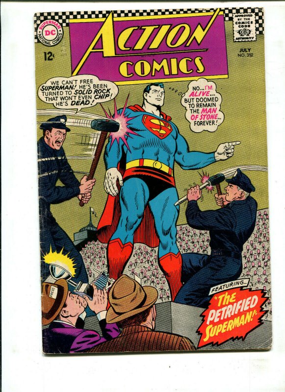 Action Comics #352 (DC Comics, 1967), raw comic book in 6.0 condition — front cover