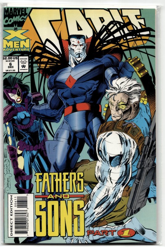 Cable #6 (Marvel Comics, 1993), raw, ungraded comic book — front cover