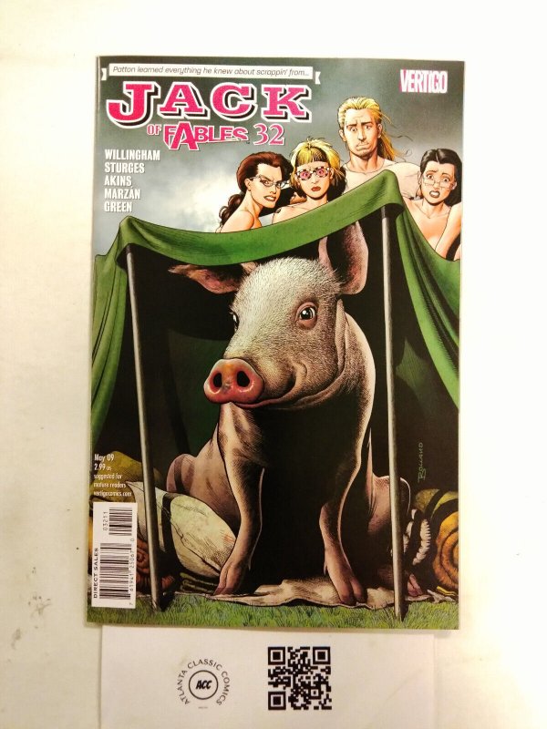 Jack of Fables #32 (DC Comics), raw comic book in NM condition — front cover