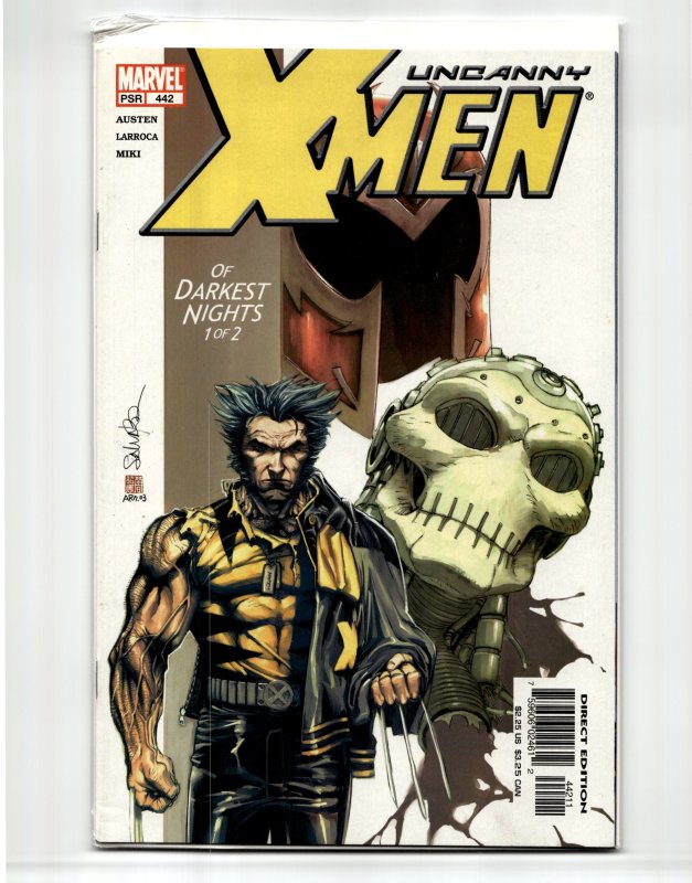 The Uncanny X-Men #442 (Marvel Comics, 2004), raw, ungraded comic book — front cover