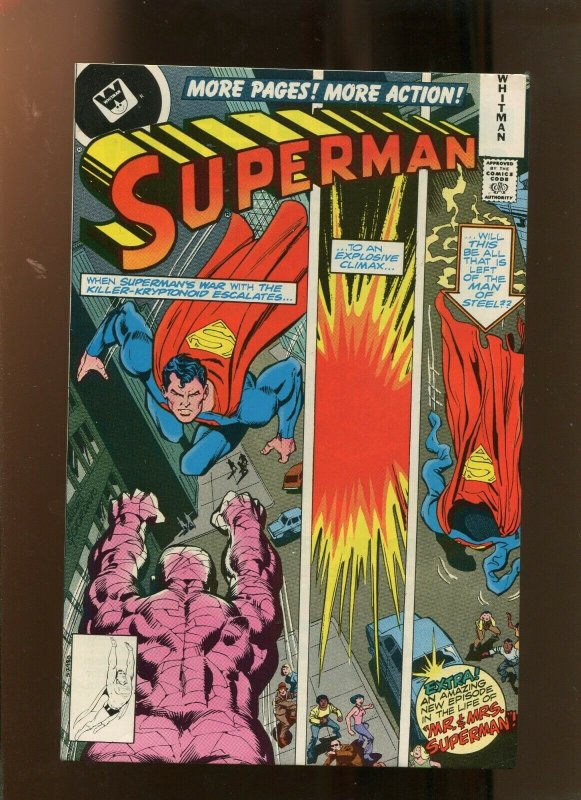 Superman #329 (DC Comics, 1978), raw comic book in 9.0 condition — front cover