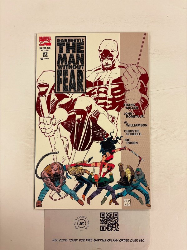 Daredevil: The Man Without Fear #3 (Marvel Comics), raw comic book in NM condition — front cover