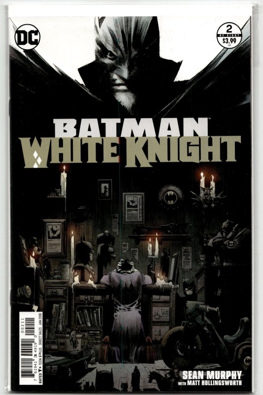 Batman: White Knight #2 (DC Comics, 2018), raw, ungraded comic book — front cover