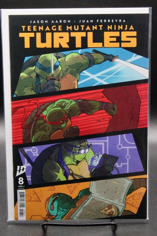 TMNT #8 (IDW Publishing, 2025), raw, ungraded comic book — front cover