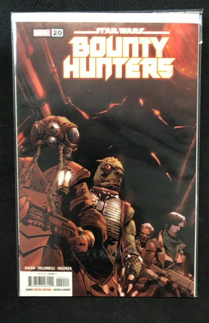 Star Wars: Bounty Hunters #20 (2022), raw, ungraded comic book — front cover