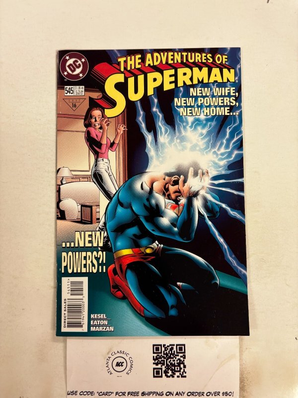 The Adventures of Superman #545 (DC Comics, 1997), raw comic book in NM condition — front cover