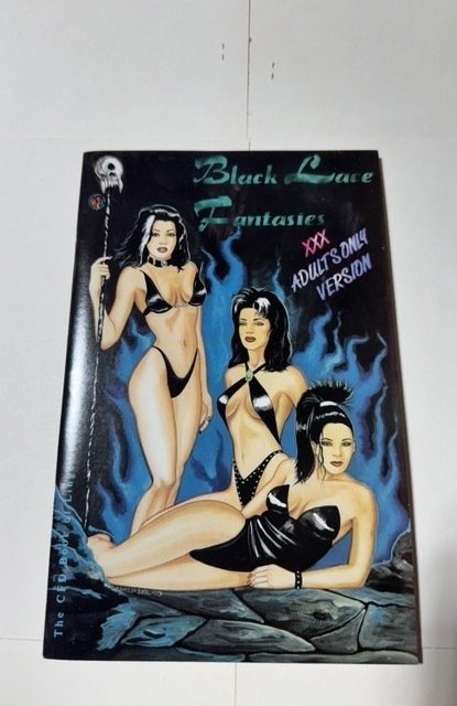 CFD Book of Lingerie Vol. 2 Black Lace Fantasies Vf-Nm 4 SU1, raw comic book in NM condition — front cover