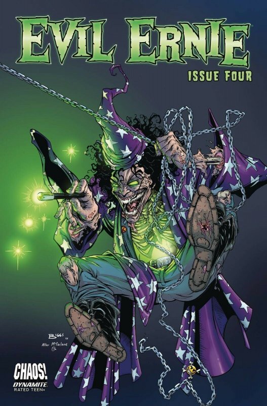 Evil Ernie #4 (Dynamite Entertainment, 2021), raw comic book in NM condition — front cover