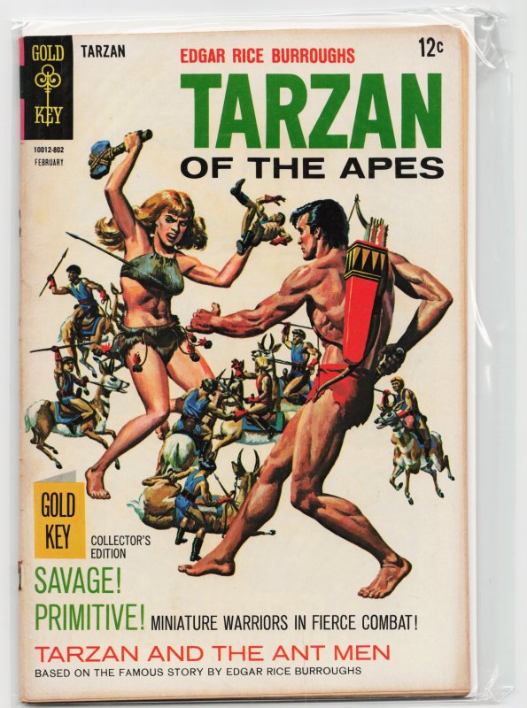Edgar Rice Burroughs' Tarzan #174 (1968), raw, ungraded comic book — front cover