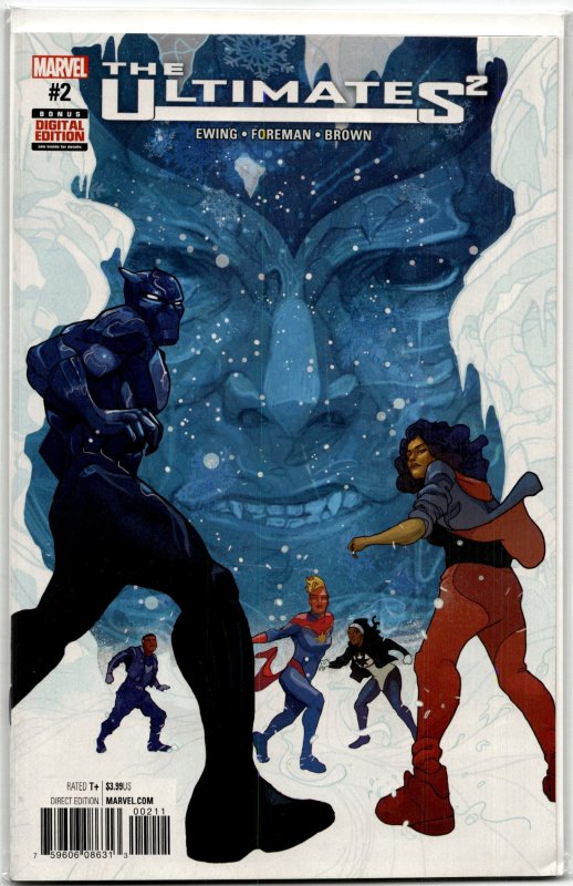 Ultimates 2 #2 (Marvel Comics, 2017), raw, ungraded comic book — front cover