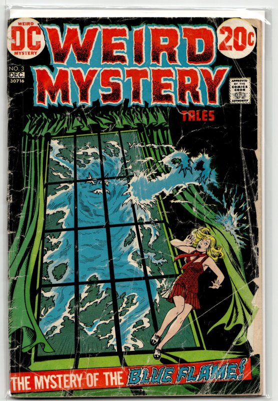 Weird Mystery Tales #3 (1972), raw, ungraded comic book — front cover