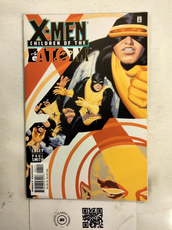 X-Men Children of the Atom #4 (Marvel Comics), raw comic book in NM condition — front cover