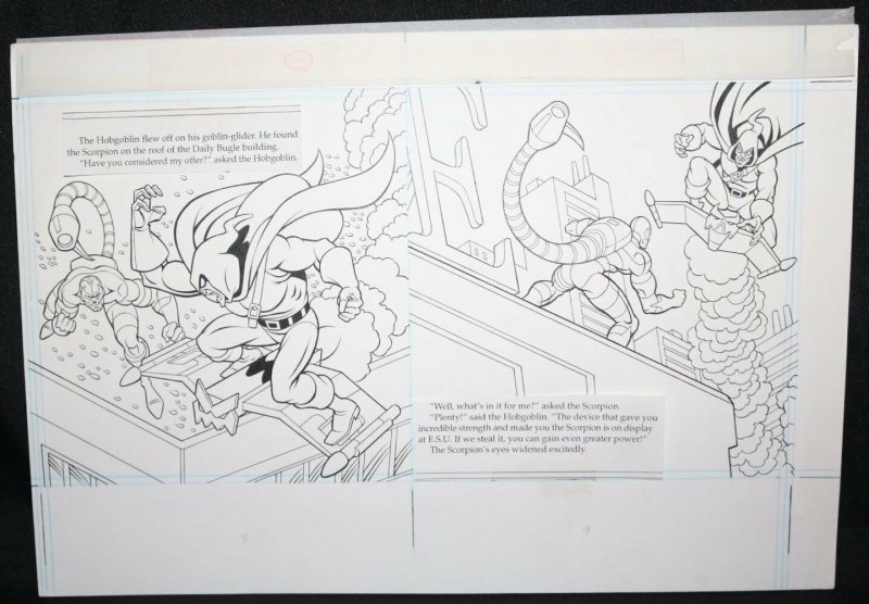 Spider-Man: Caught in the Web Pgs.8&9 Hobgoblin & Scorpion 1997 by Steven Butler (1997), raw, ungraded comic book — front cover